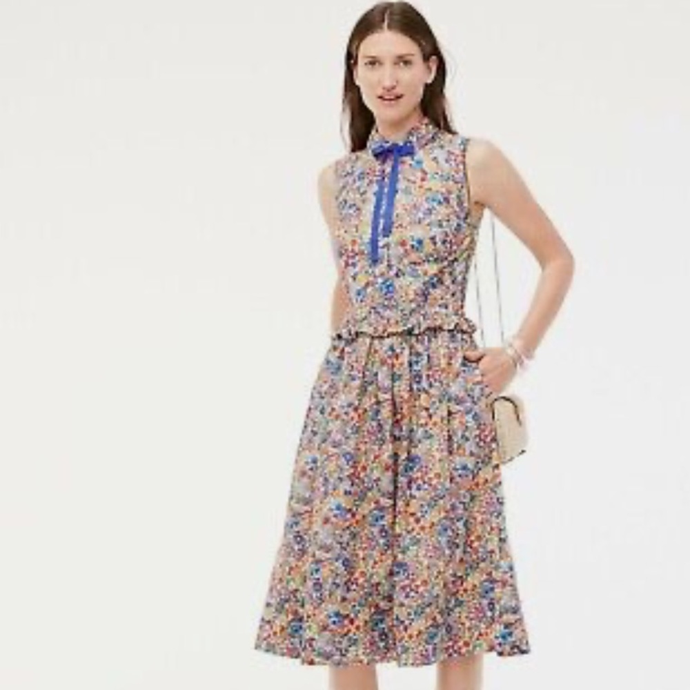 Jcrew Liberty Margaret Annie shirt dress NWT